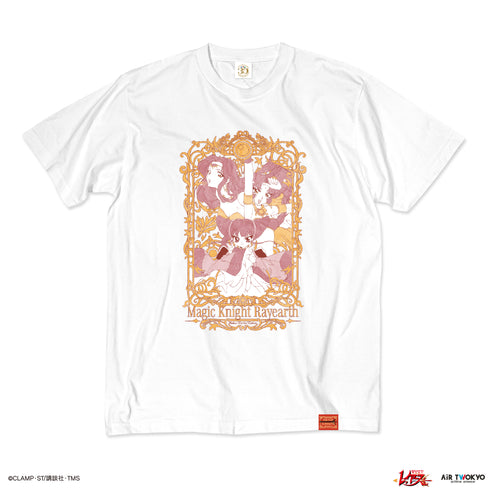 『魔法騎士レイアース』第2弾 デコラティブTシャツ 4(アスカ&タータ&タトラ)ホワイト